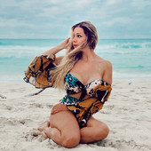 2023. Novi crveni jednodijelni kupaći kostim Ženski kupaći kostim dugih rukava Monokini Bodi s printom Kupaći kostim Odjeća za plažu