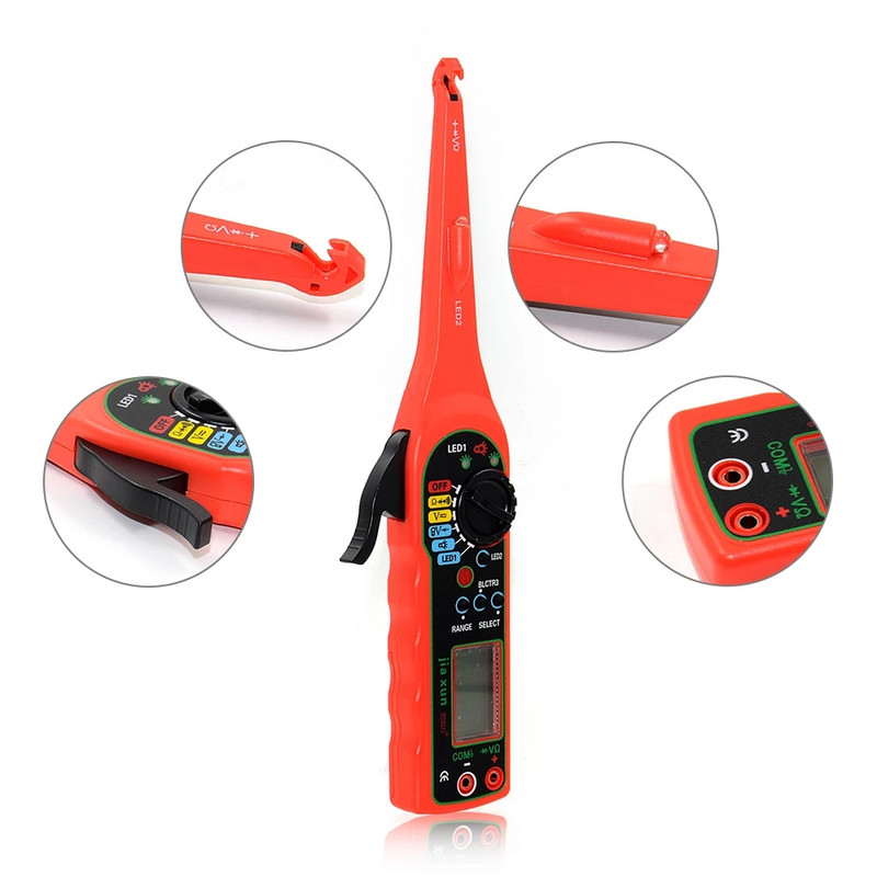 MS8211 Power Electric Multi-functional Auto Circuit Tester Automotive Electric Multimetru Lampă Detector de mașini pentru reparații auto