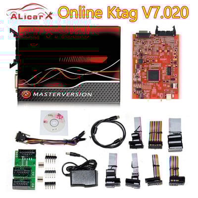 2022 Online EU Read Ktag V7.020 4 LED ECU Chip Tuning programator K-tag 7.020 SW 2.25 Kess 5.017 Alat za popravak automobila za kamione