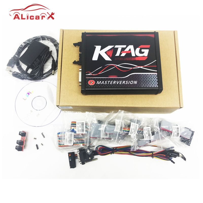 2022 Online EU Read Ktag V7.020 4 LED ECU Chip Tuning programator K-tag 7.020 SW 2.25 Kess 5.017 Alat za popravak automobila za kamione
