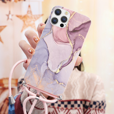 Για Samsung S23 S22 Ultra S21 S20 FE S10e S10 S9 Plus A13 A12 A03 A21S A22 A31 A32 A33 A50 A51 A52 A53 M13 Κολιέ θήκη με κορδόνι