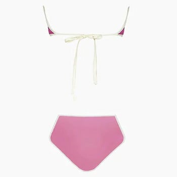 Σέξι Colorblock Σετ μπικίνι Fashion Hollow Out Ολόσωμα μαγιό Halter Beach Wear Γυναικείο μαγιό καλοκαιρινό μπικίνι κολύμβησης