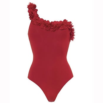 Ruffle One Piece μαγιό Push Up Γιορτινό ασύμμετρο γυναικείο μαγιό 2022 Καλοκαιρινό beachwear μαγιό εξώπλατο σέρφινγκ