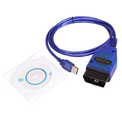 OBD2 II OBD USB kábel KKL VAG-COM 409.1 Diagnosztikai szkenner VW/Audi/Seat VCDS-hez
