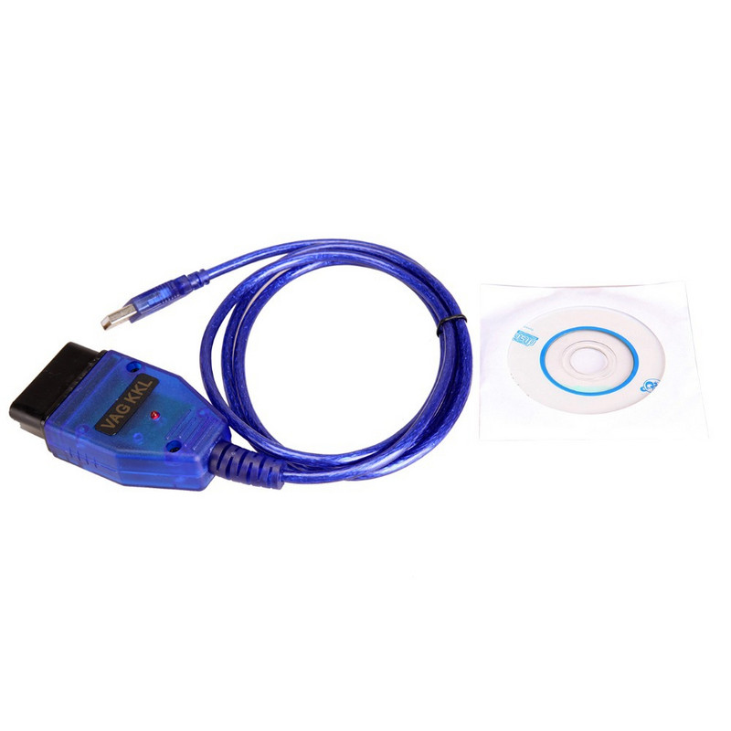 OBD2 II OBD USB kábel KKL VAG-COM 409.1 Diagnosztikai szkenner VW/Audi/Seat VCDS-hez