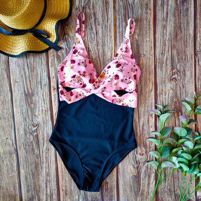 2022 Veľké jednodielne plavky, dámske body, sexy plavky, plážové oblečenie, vystužené monokini, XXXL