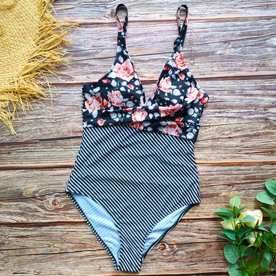 2022 Veľké jednodielne plavky, dámske body, sexy plavky, plážové oblečenie, vystužené monokini, XXXL