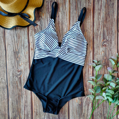 2022 Veľké jednodielne plavky, dámske body, sexy plavky, plážové oblečenie, vystužené monokini, XXXL