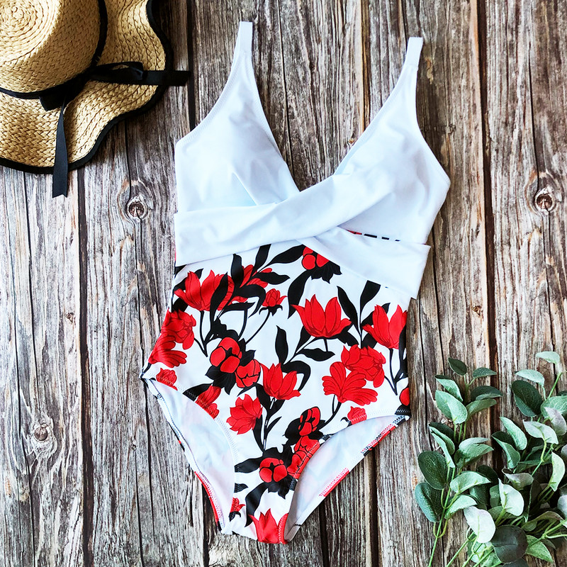 2022 Costum de baie dintr-o bucată mărime mare Costum de baie pentru femei Costum de baie sexy Costum de baie Îmbrăcăminte de plajă Monokini căptușit de înot XXXL