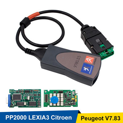 Lexia-3 PP2000 V48 V25 XS Evolution с Diagbox V7.76 софтуер за Citroen/OBD2 диагностичен инструмент