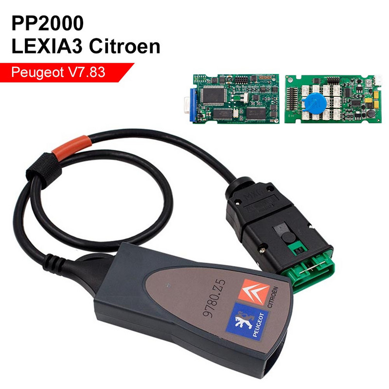 Lexia-3 PP2000 V48 V25 XS Evolution su Diagbox V7.76 programine įranga, skirta Citroen/OBD2 diagnostikos įrankiui