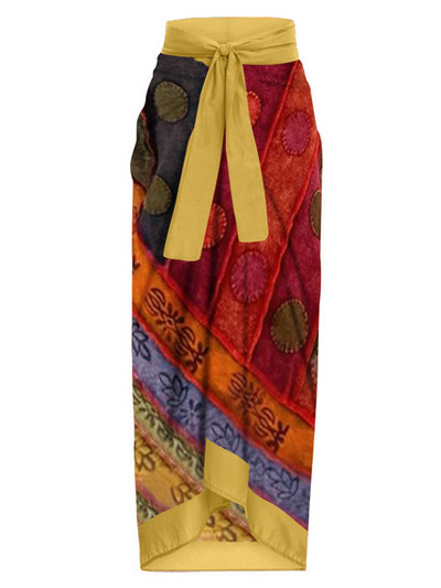 Costum de baie pentru femei Costum de baie dintr-o singură piesă Bikini cu imprimeu vintage colorblock cu acoperire Îmbrăcăminte de plajă de vară Costum de baie push up