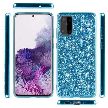 Θήκη Glitter για Samsung Galaxy S20 FE Note 20 Ultra M51 M31S A42 5G A21S A53 A73 Αντικραδασμικό σκληρό πλαστικό κάλυμμα S20FE