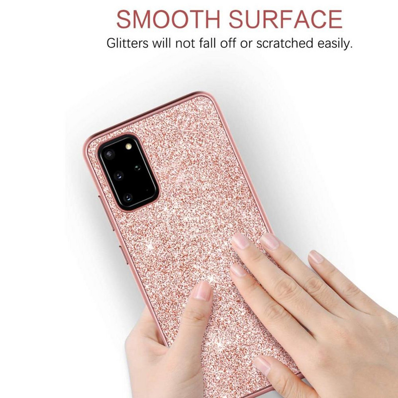 Θήκη Glitter για Samsung Galaxy A71 A51 A91 A81 A70 A50 A20 A30 S20 Ultra S10 S9 Note 10 Plus Lite S10E S21 Σκληρό πλαστικό κάλυμμα