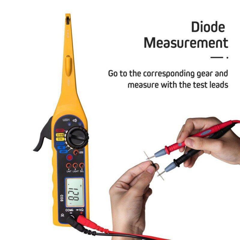 Ispitivač automatskog kruga Detektor Komplet sondi strujnog kruga Ispitivač napona električnog kruga Multimetar Alat za dijagnostiku automobila