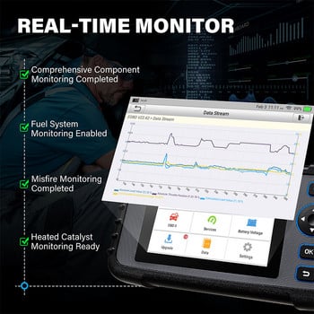 TOPDON ArtiDiag600 OBD2 Διαγνωστικό Εργαλείο Αυτοκινήτου Επάγγελμα Σαρωτής Αυτοκινήτου Αναγνώστης Κώδικα Αυτόματο Εργαλείο CAN Κινητήρας/SRS/ABS/TPMS/Σετ λαδιού