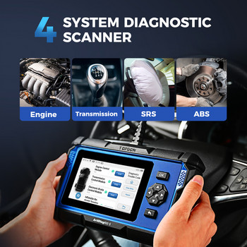 TOPDON ArtiDiag600S OBD2 скенер Автомобилен диагностичен инструмент Четец на кодове Oil/BMS/ABS/SAS/EPB/DPF/TPMS/Throttle Engine Test Scan