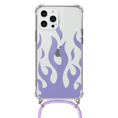 Колие с кръстосано тяло, шнур, въжен калъф за Samsung Galaxy S10 S22 S9 S8 S20 FE S21 Note 20 Ultra Lite 10 9 8 Plus чанта с цветя