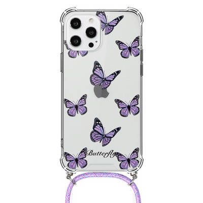 Колие с кръстосано тяло, шнур, въжен калъф за Samsung Galaxy S10 S22 S9 S8 S20 FE S21 Note 20 Ultra Lite 10 9 8 Plus чанта с цветя