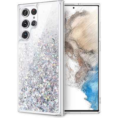 Θήκη Sparkle Bling Liquid Quicksand Glitter για Samsung Galaxy S23 Ultra S22 Ultra