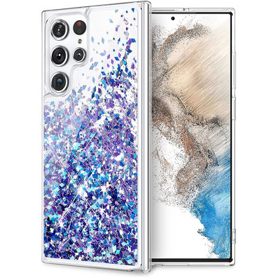Husă Sparkle Bling Liquid Quicksand Glitter pentru Samsung Galaxy S23 Ultra S22 Ultra