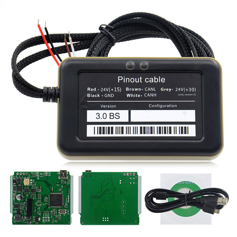 2018 Truck Adblue ADBLUE emulátor 8 az 1-ben Nox érzékelővel Adblue emulátor 8 az 1-ben teherautó-diagnosztikai eszköz 