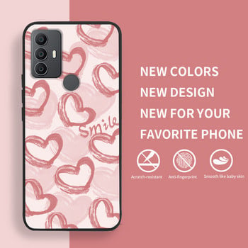 Για TCL 30 SE Case Cover 306 305 Love Cute Soft Silicone Bumper for TCL 30E 306 305 Case for TCL30SE 30E TCL306 Capa Funda