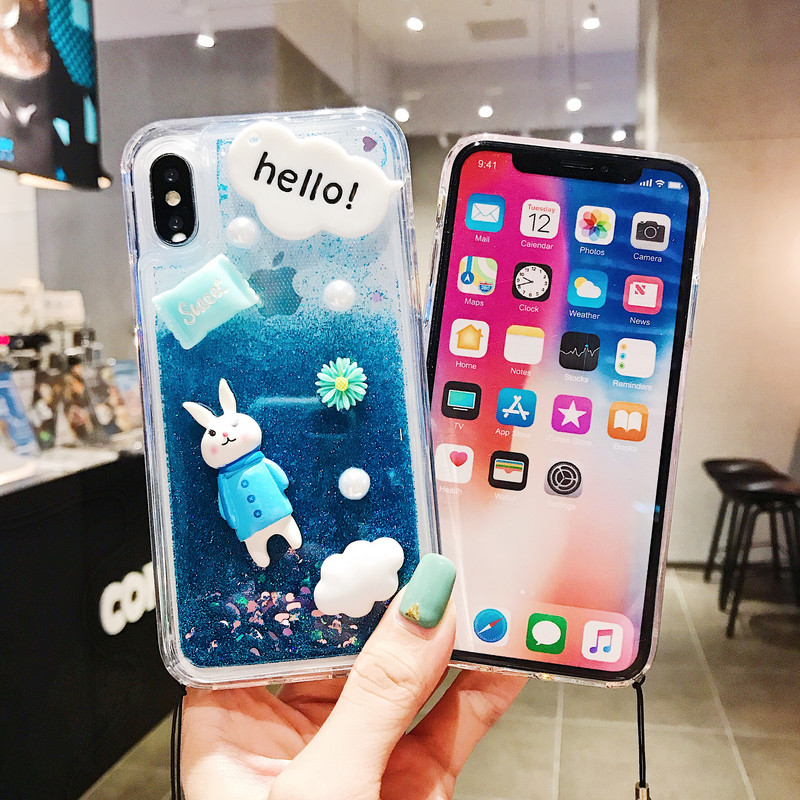 Futrola za Samsung Galaxy Note 20 10+ 9 8 5 S20 Ultra S10E Lite S9 S8 Plus S7 Edge S6 3D Car Glitter Quicksand Cartoon Phone Cover