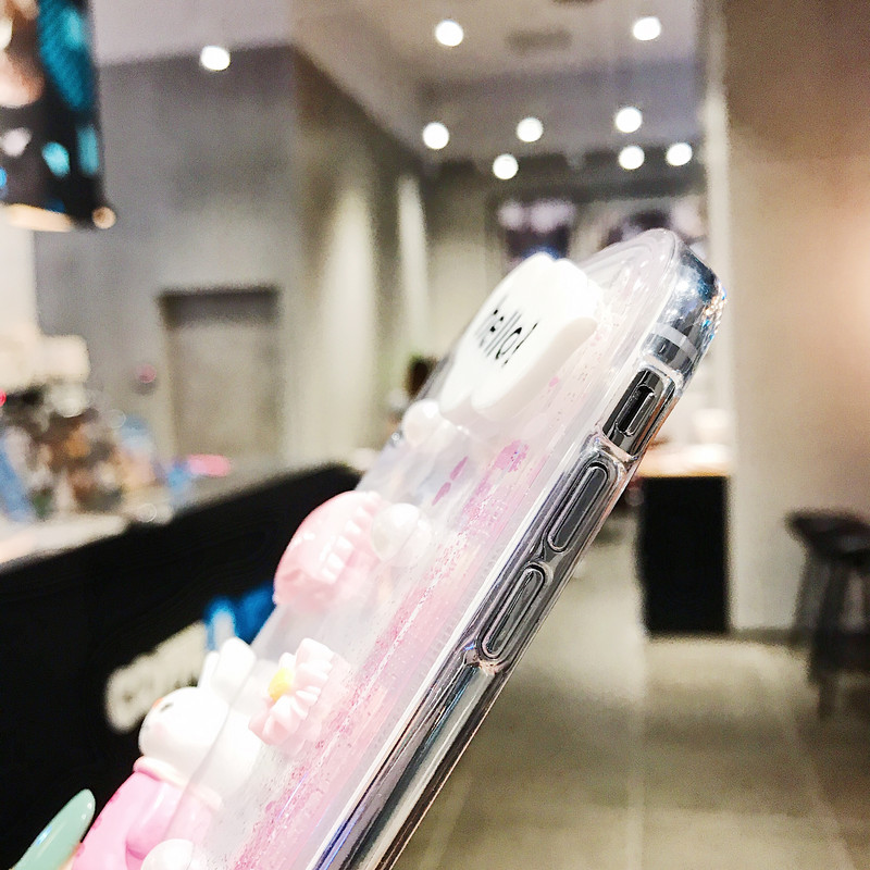 Futrola za Samsung Galaxy Note 20 10+ 9 8 5 S20 Ultra S10E Lite S9 S8 Plus S7 Edge S6 3D Car Glitter Quicksand Cartoon Phone Cover