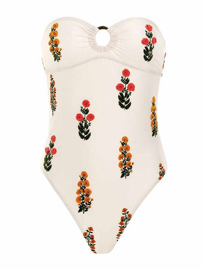 Módne bandeau potlačené bikiny jednodielne plavky a zakrývajúce sexi výrez dámske plavky letné plážové oblečenie plávanie bikiny