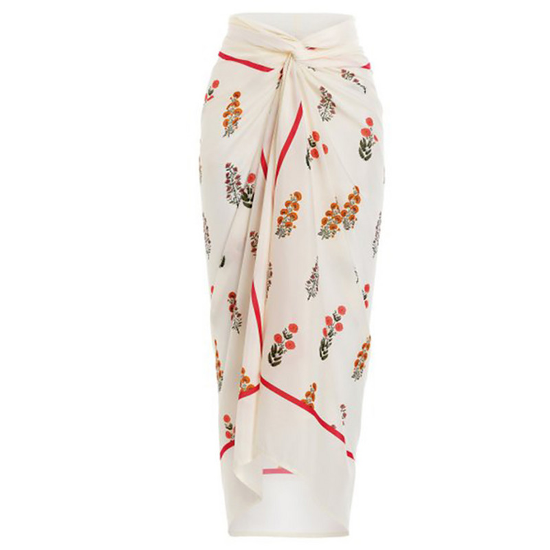 Módne bandeau potlačené bikiny jednodielne plavky a zakrývajúce sexi výrez dámske plavky letné plážové oblečenie plávanie bikiny