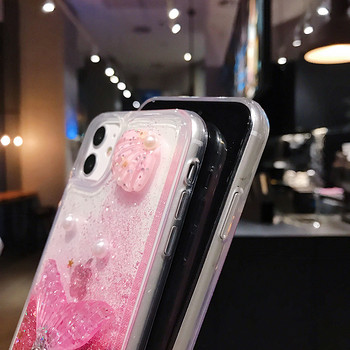 Θήκη τηλεφώνου 3D Cup Mermaid Glitter Quicksand για iPhone 13 Mini 12 11 Pro Max 6 6S 7 8 Plus X XR XS Max Cover Liquid Funda