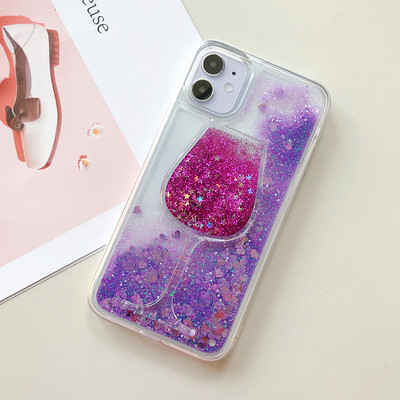 Θήκη τηλεφώνου 3D Cup Mermaid Glitter Quicksand για iPhone 13 Mini 12 11 Pro Max 6 6S 7 8 Plus X XR XS Max Cover Liquid Funda