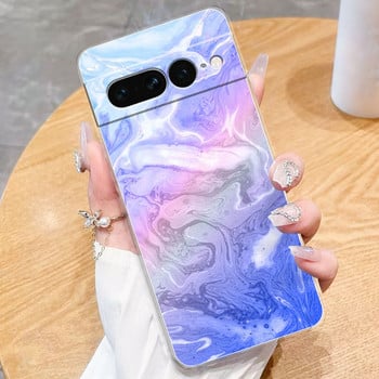 Για το Google Pixel 7 Pro 5G Case Pixel 7 Cover Fashion Painted Silicone Soft Case TPU Fundas for Google Pixel 7 7Pro Case Coque