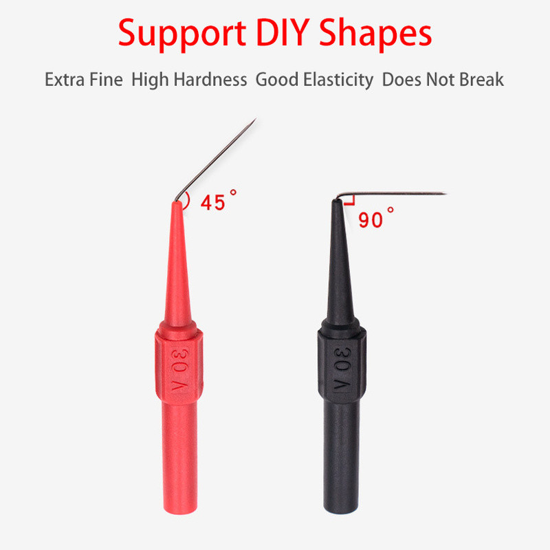 30 V diagnostikos įrankiai Multimetras bandymo laido prailginimas nugaros auskarų vėrimo adatos galiuko zondai Autotools Automobilių automobilių rinkinio mašina