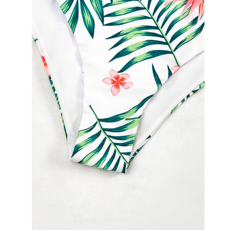 Fürdőruha 2022 divatos, mély V-nyakú, nyomott bikinik Szexi egyrészes fürdőruha női nyári strandruha fürdőruha úszóbiquini