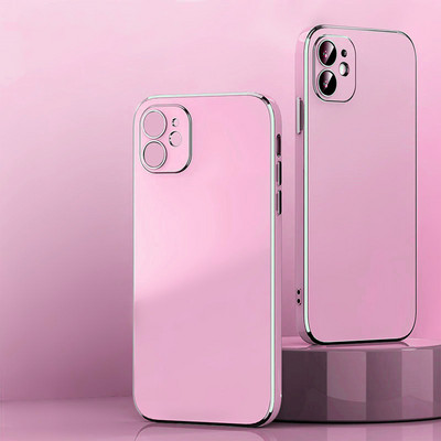 Πολυτελής τετράγωνη θήκη τηλεφώνου για iPhone 14 11 12 13 Pro Max XS Mini XR X 8 7 Plus SE 3 Μαλακό κάλυμμα σιλικόνης αντικραδασμικό