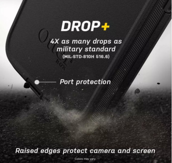 Otterbox Defender Series Case за IPhone 11 12 13 Pro Max 12 Mini 13 Mini Anti-drop Cover за IPhone 14 Pro Max 14 Plus
