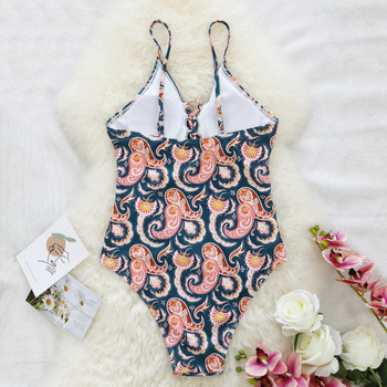 2023 Sexy One Piece Swimsuit Patchwork Μαγιό Γυναικεία Monokini Bodysuit Push Up Μαγιό Patchwork Μαγιό Ρούχα παραλίας