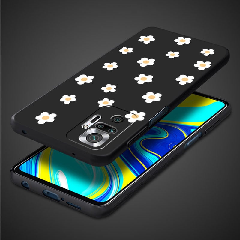 Θήκη Flower Little Dinosaur για Xiaomi Redmi Note 11 9S 10 9 8 7 9A 9C 9i K40 8T 10C 9T K50 Κέλυφος τηλεφώνου σιλικόνης