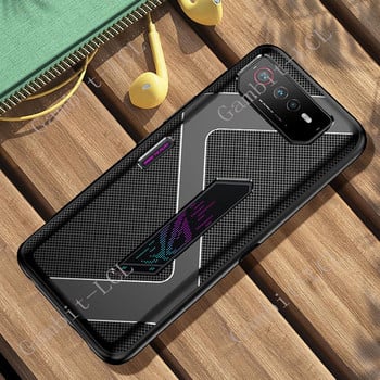 За ASUS ROG Phone 6 Калъф Мека силиконова броня Удароустойчива броня Gaming Cooling Back Phone6 Pro ROG6 6D Ultimate Original Cover