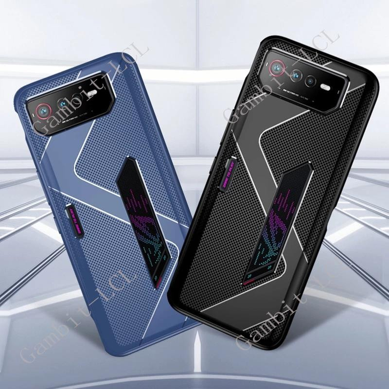 Για ASUS ROG Phone 6 Case Soft Silicone Armor Αντικραδασμικός προφυλακτήρας Gaming Cooling Back Phone6 Pro ROG6 6D Ultimate Original Cover