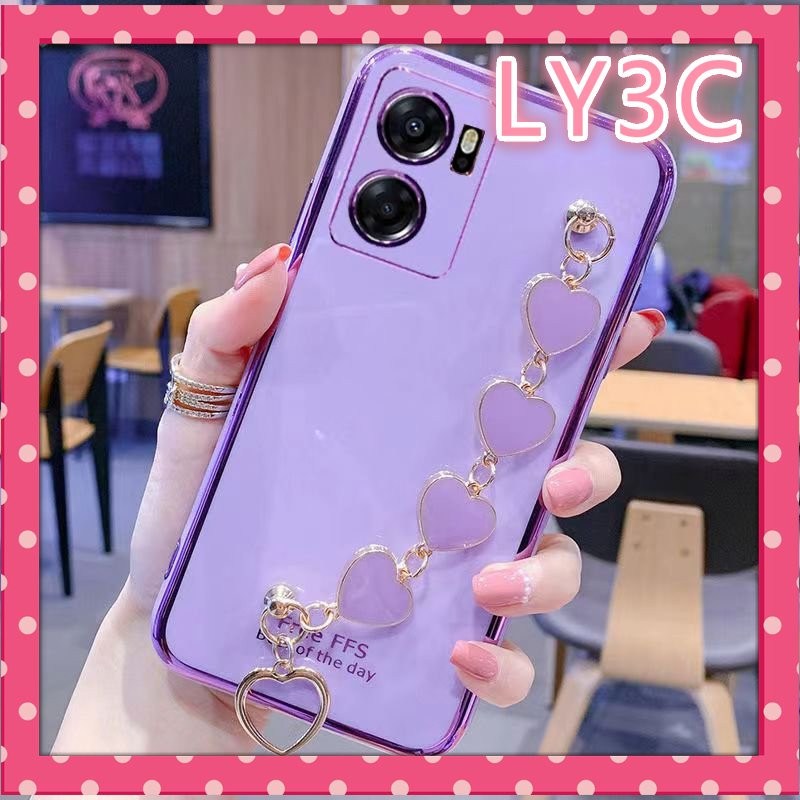 Κάλυμμα για OPPO A57 2022 Ηλεκτρικό κάλυμμα βραχιολιού καρδιάς