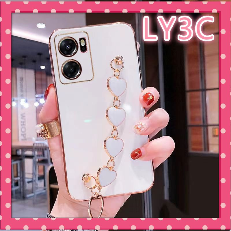 Κάλυμμα για OPPO A57 2022 Ηλεκτρικό κάλυμμα βραχιολιού καρδιάς