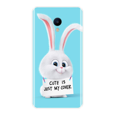 Telefontok Meizu M6 M6S M5C M5 M5S M3S M3 M2 puha szilikon TPU aranyos állatok festett hátlap Meizu M6 M5 M3 M2 noteszhez