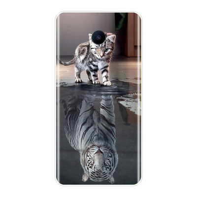 Telefontok Meizu M6 M6S M5C M5 M5S M3S M3 M2 puha szilikon TPU aranyos állatok festett hátlap Meizu M6 M5 M3 M2 noteszhez