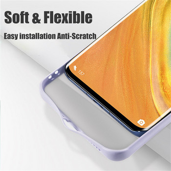 Прозрачен прозрачен матов калъф за Samsung Galaxy S23 S22 S21 S20 S10 S9 S8 FE Note 20 10 9 8 Plus Ultra Skin Kindly Back Cover
