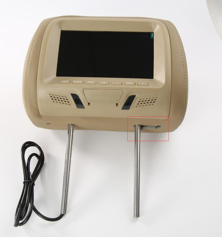 2021 Hot Sales univerzális 7 hüvelykes autós fejtámla monitor hátsó ülésen szórakoztató multimédia lejátszó