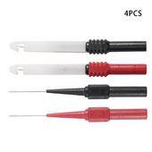 30 V automobilio multimetro bandymo zondo kaiščiai nerūdijančio plieno izoliacinės vielos pradūrimo adatos antgalis kištukiniam lizdui