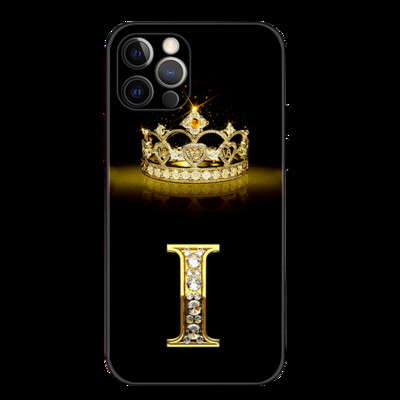 Puzdro pre iPhone 11 13 12 14 Pro 14 Pro Max XS XR Mäkký silikónový kryt Fundas Capa Shell Diamond Crown Letter